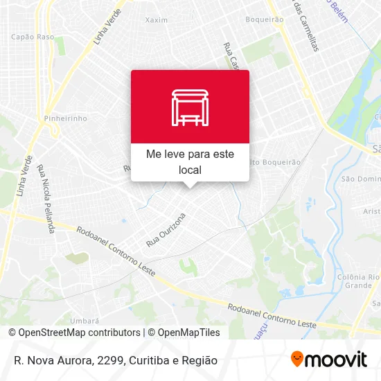 R. Nova Aurora, 2299 mapa