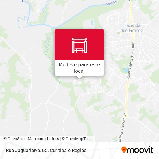 Rua Jaguariaíva, 65 mapa