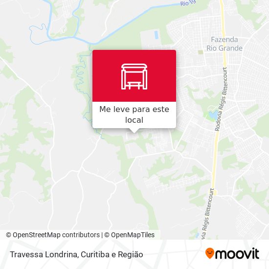 Travessa Londrina mapa