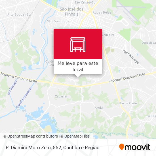 R. Diamira Moro Zem, 552 mapa