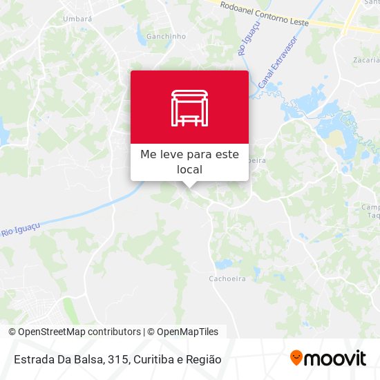 Estrada Da Balsa, 315 mapa