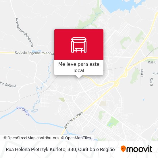 Rua Helena Pietrzyk Kurleto, 330 mapa