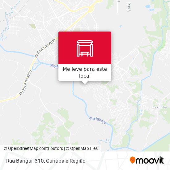 Rua Barigui, 310 mapa
