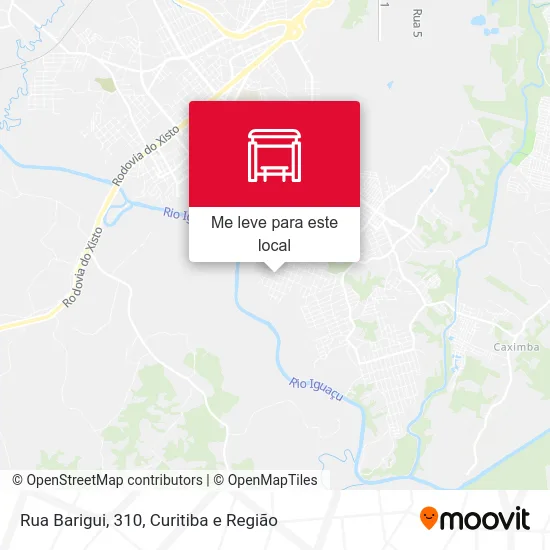 Rua Barigui, 310 mapa