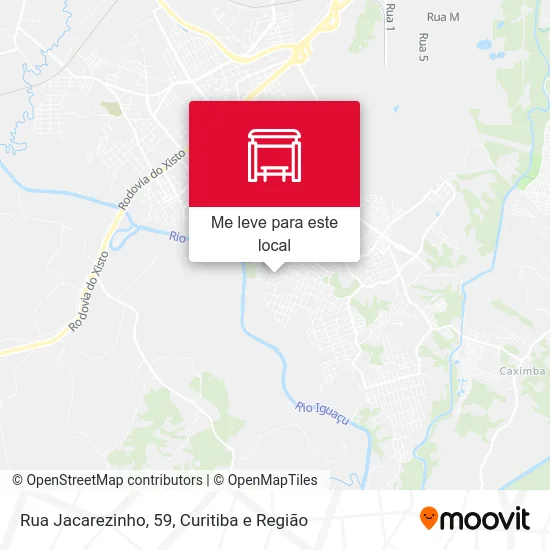 Rua Jacarezinho, 59 mapa
