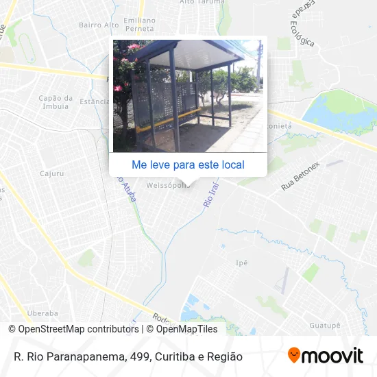 R. Rio Paranapanema, 499 mapa