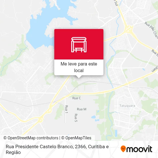 Rua Presidente Castelo Branco, 2366 mapa