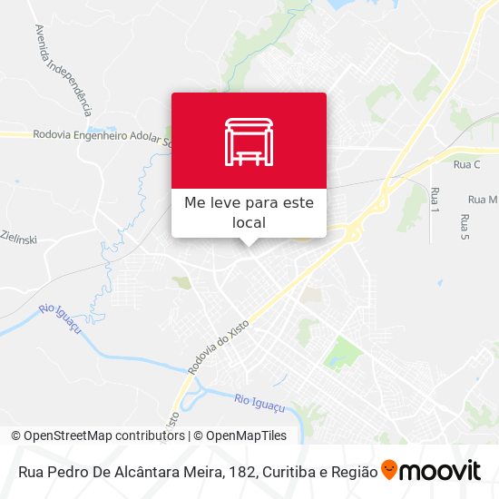 Rua Pedro De Alcântara Meira, 182 mapa