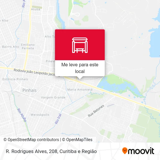 R. Rodrigues Alves, 208 mapa
