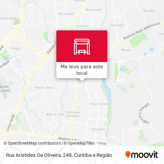 Rua Aristídes De Oliveira, 248 mapa