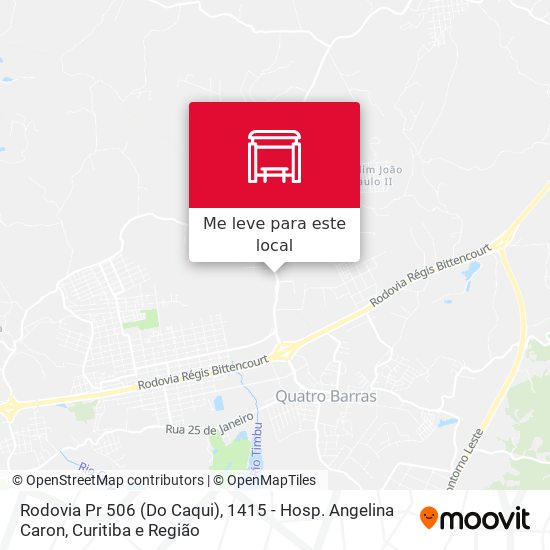 Rodovia Pr 506 (Do Caqui), 1415 - Hosp. Angelina Caron mapa