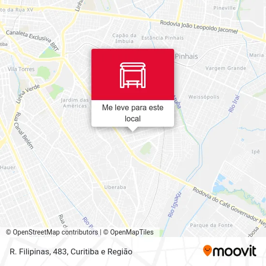 R. Filipinas, 483 mapa