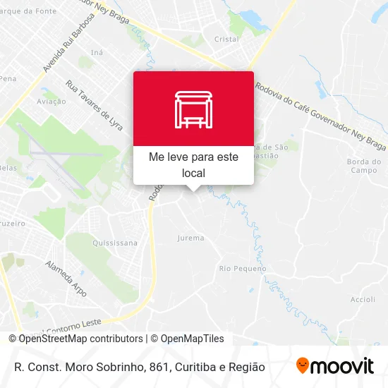 R. Const. Moro Sobrinho, 861 mapa