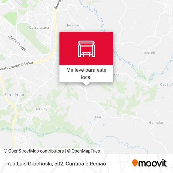 Rua Luís Grochoski, 502 mapa