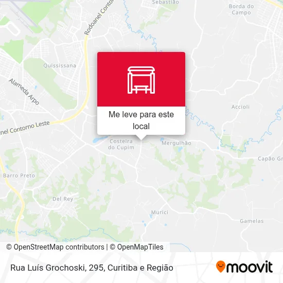 Rua Luís Grochoski, 295 mapa