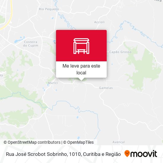 Rua José Scrobot Sobrinho, 1010 mapa