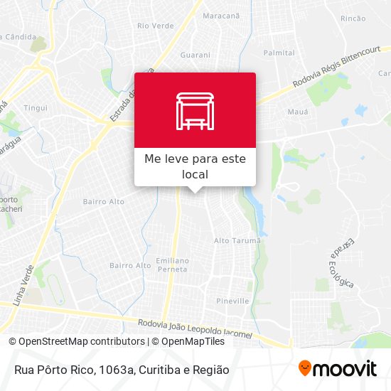 Rua Pôrto Rico, 1063a mapa