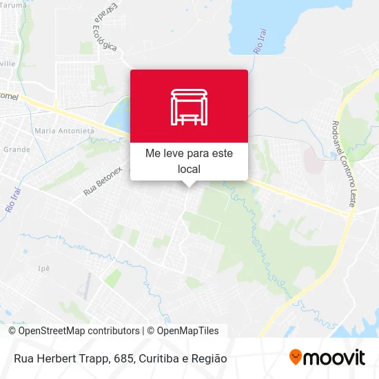 Rua Herbert Trapp, 685 mapa