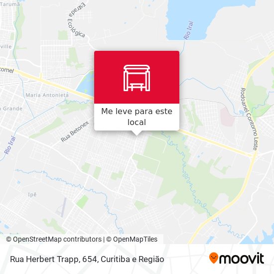 Rua Herbert Trapp, 654 mapa