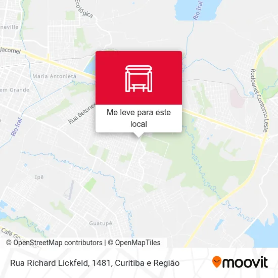 Rua Richard Lickfeld, 1481 mapa