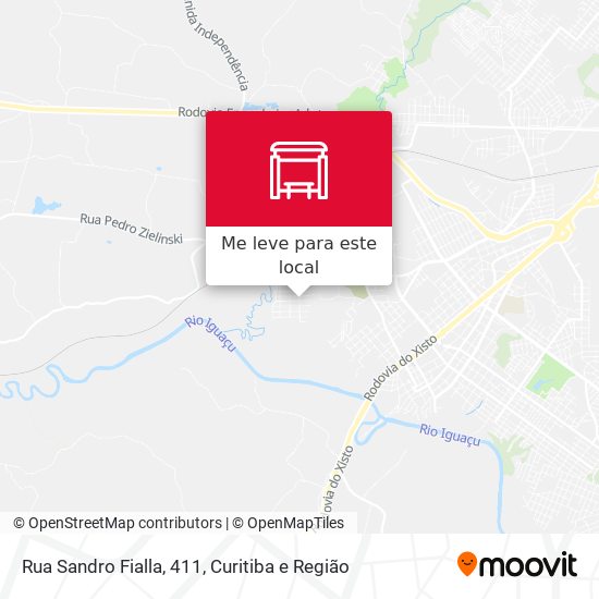 Rua Sandro Fialla, 411 mapa