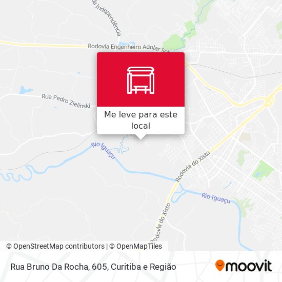 Rua Bruno Da Rocha, 605 mapa