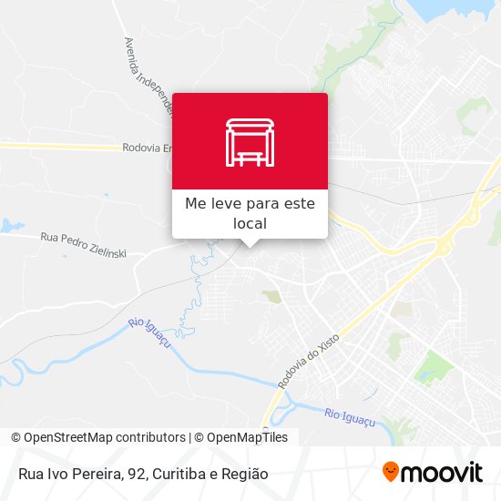 Rua Ivo Pereira, 92 mapa