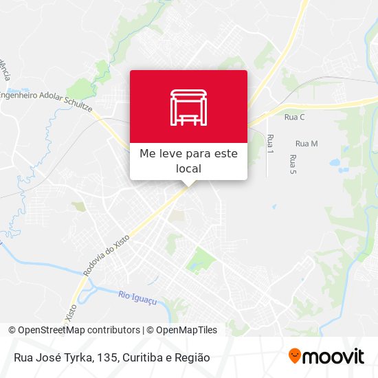 Rua José Tyrka, 135 mapa
