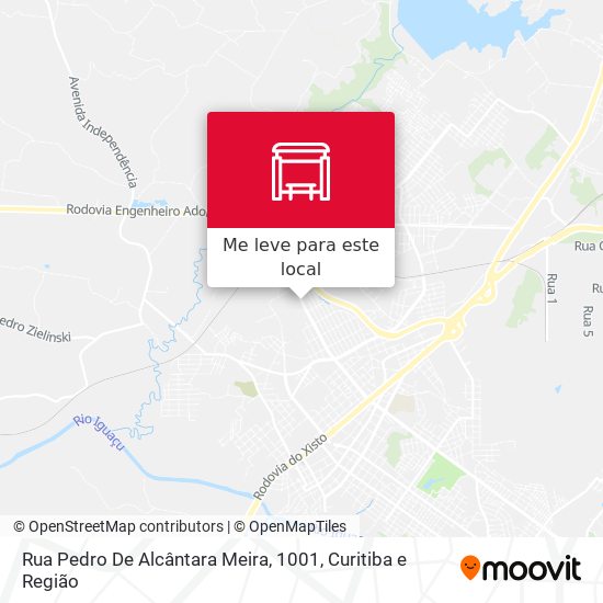 Rua Pedro De Alcântara Meira, 1001 mapa