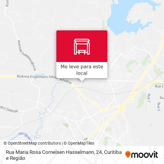 Rua Maria Rosa Cornelsen Hasselmann, 24 mapa