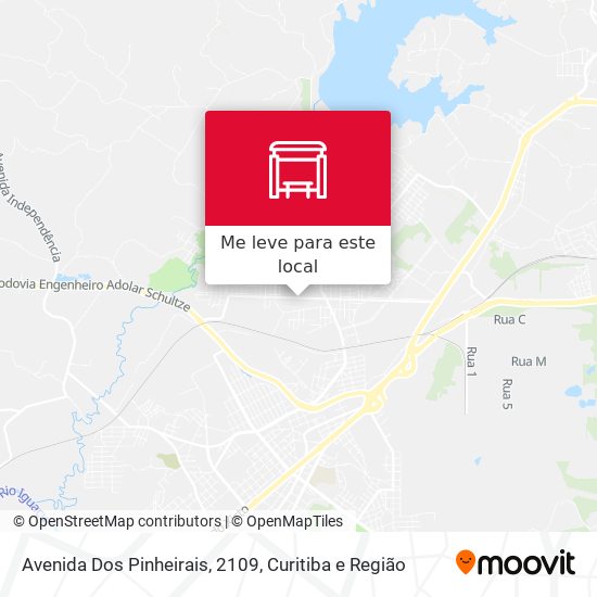 Avenida Dos Pinheirais, 2109 mapa