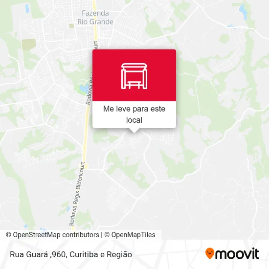 Rua Guará ,960 mapa