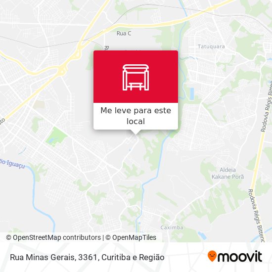 Rua Minas Gerais, 3361 mapa