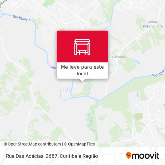 Rua Das Acácias, 2687 mapa