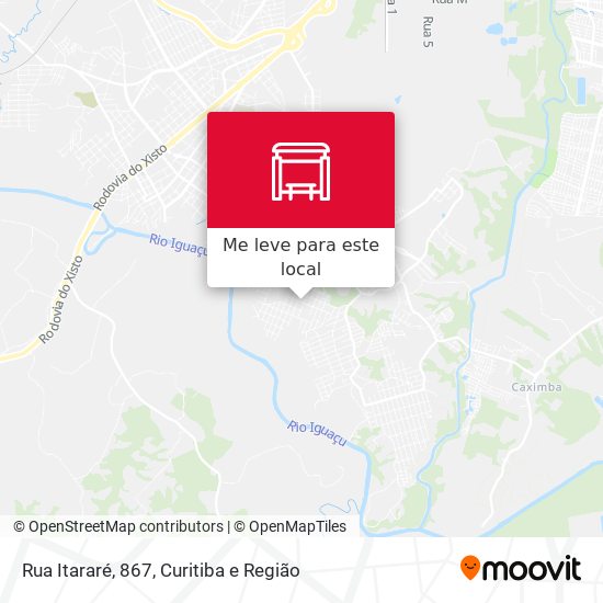 Rua Itararé, 867 mapa