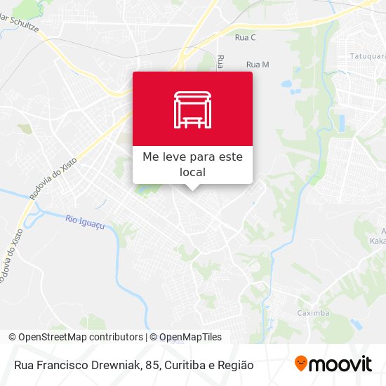 Rua Francisco Drewniak, 85 mapa