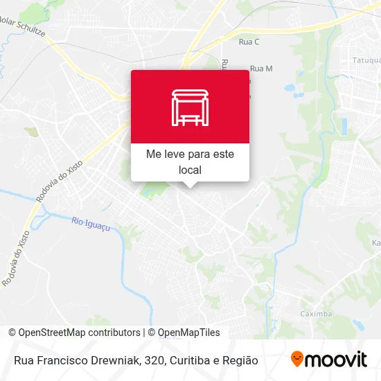 Rua Francisco Drewniak, 320 mapa