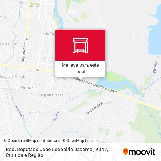 Rod. Deputado João Leopoldo Jacomel, 9347 mapa