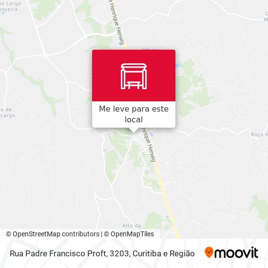 Rua Padre Francisco Proft, 3203 mapa