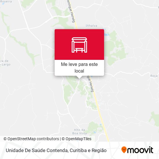 Unidade De Saúde Contenda mapa