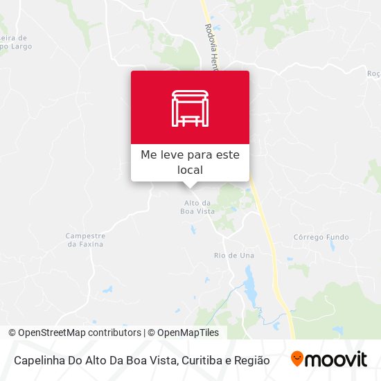 Capelinha Do Alto Da Boa Vista mapa