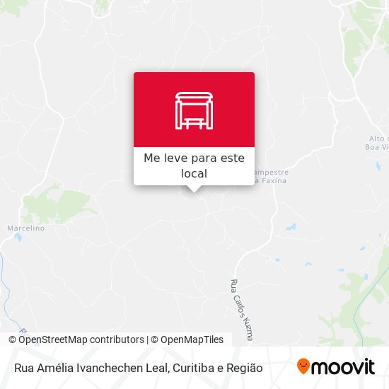 Rua Amélia Ivanchechen Leal mapa