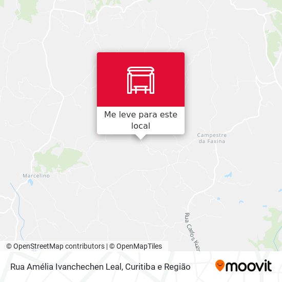 Rua Amélia Ivanchechen Leal mapa