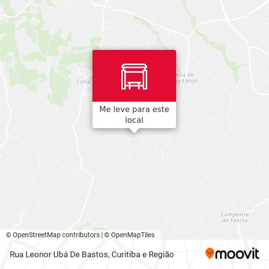 Rua Leonor Ubá De Bastos mapa