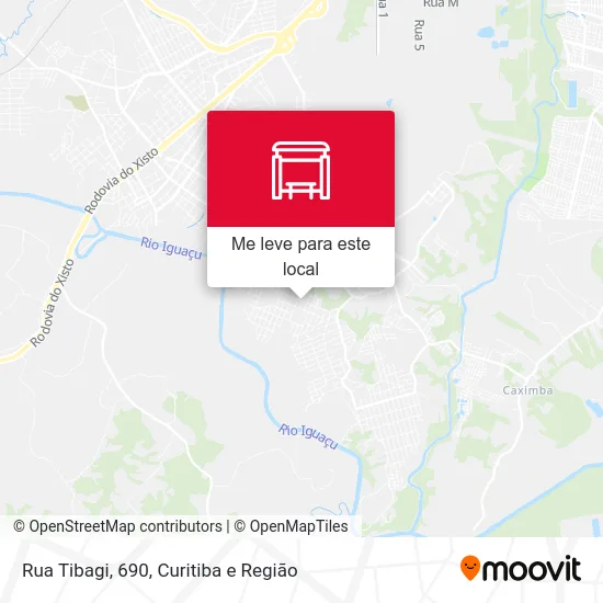 Rua Tibagi, 690 mapa