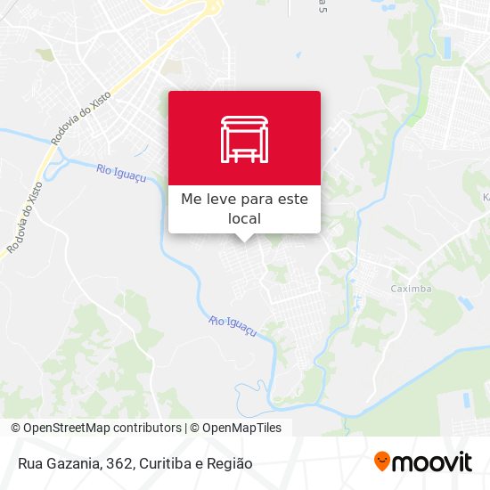 Rua Gazania, 362 mapa