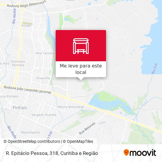 R. Epitácio Pessoa, 318 mapa