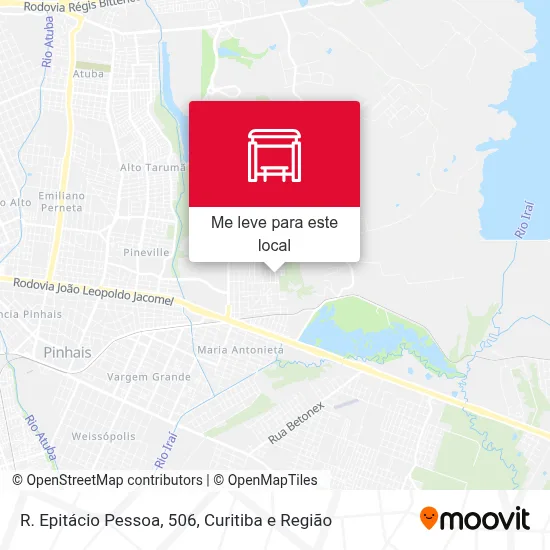 R. Epitácio Pessoa, 506 mapa