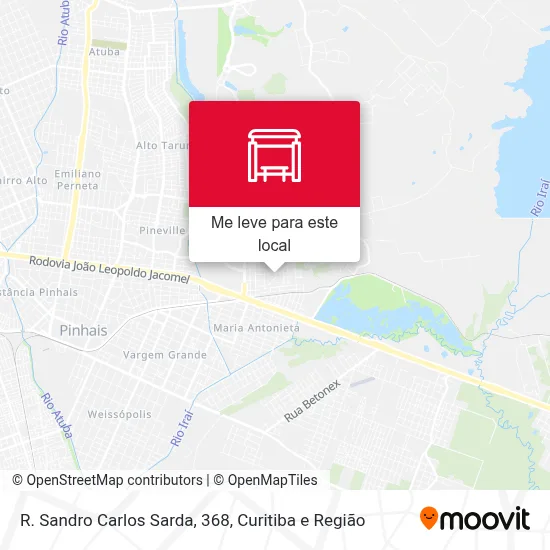 R. Sandro Carlos Sarda, 368 mapa