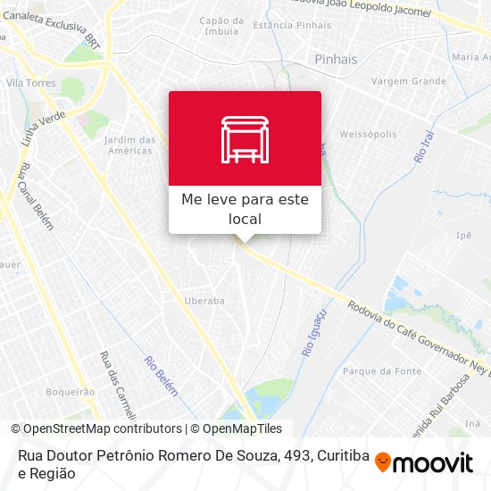 Rua Doutor Petrônio Romero De Souza, 493 mapa